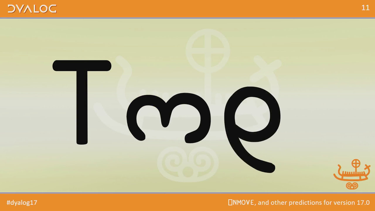 ⎕NMOVE and Other Predictions for Dyalog Version 17.0