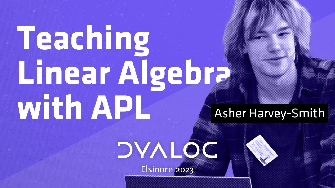 Teaching Linear Algebra with APL