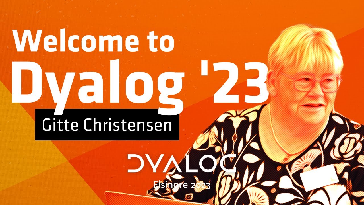 Welcome to Dyalog '23