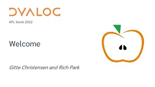 Welcome to APL Seeds '22