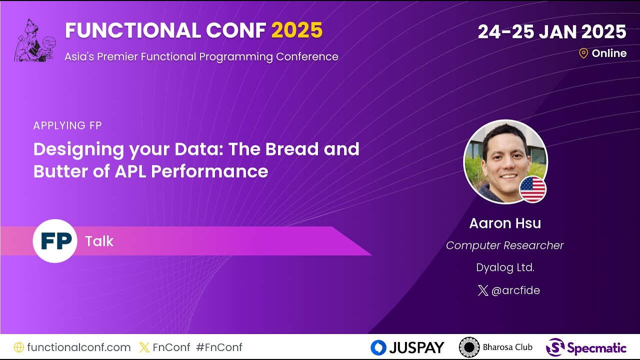 Designing your Data: The Bread & Butter of APL Performance
