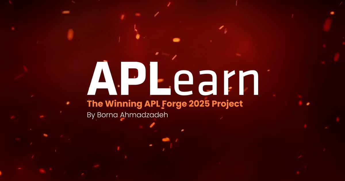 APLearn - The Winning APL Forge 2025 Project