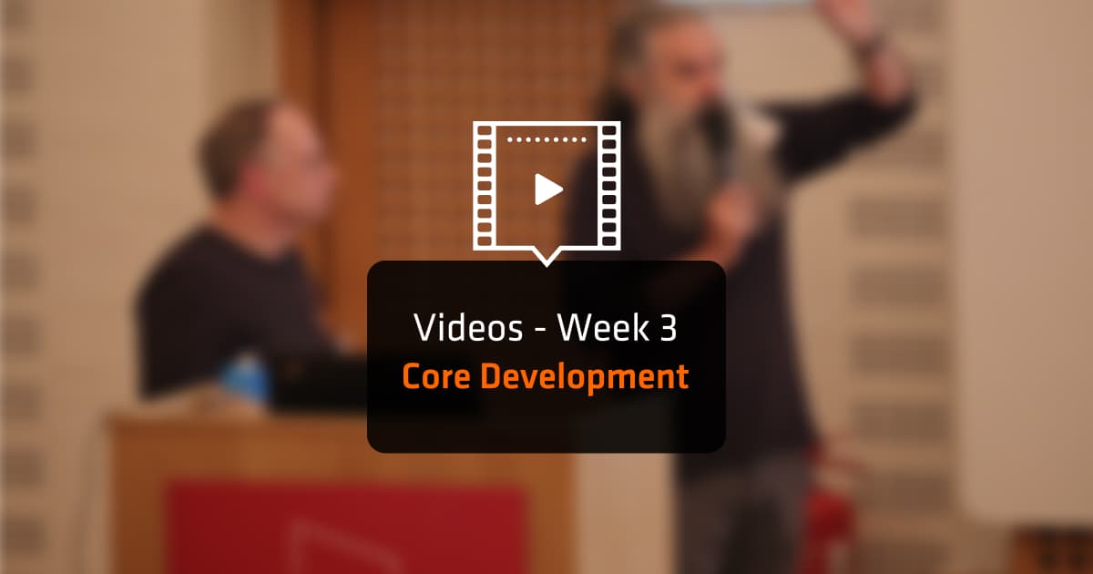 Dyalog '23 Videos Week 3 - Core Development