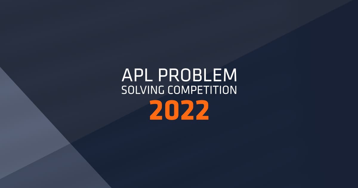 2022 APL Problem Solving Competition Announced