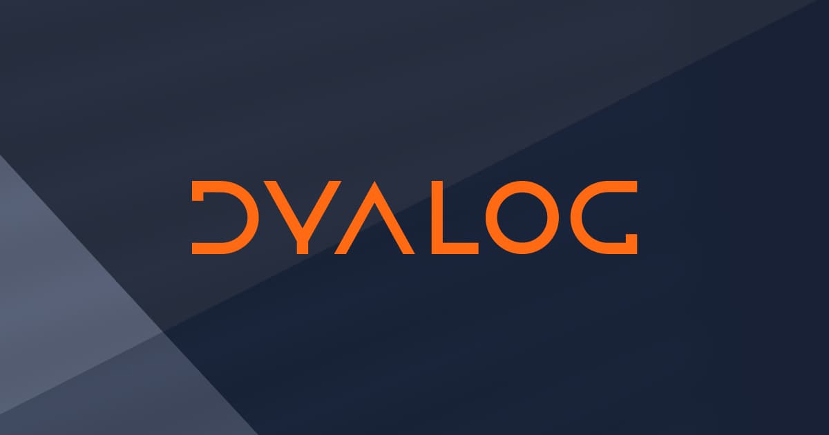 Dyalog wordmark
