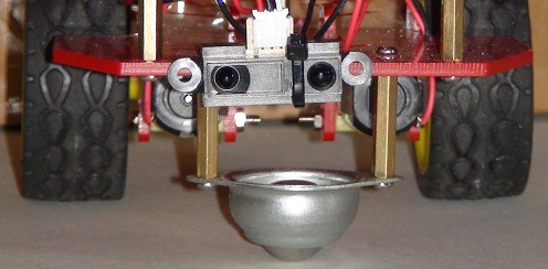Resistance is Futile! Sharp "GP2Y0A21YK0F" IR sensors attached to the Dyalog C3Pi